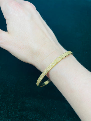 Monet Skinny Gold Sparkle Bracelet